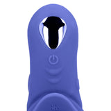 Penisring mit Vibration und Klitoris-Stimulator Blau