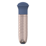Vibrator The Thrill mit 10 Geschwindigkeiten und Wechselaufsätzen Blau