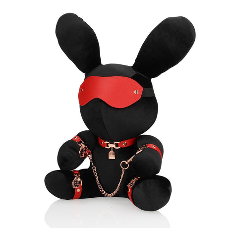 Rabbit Bondage Velvet groß Schwarz