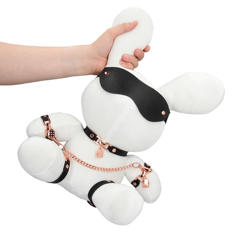 Rabbit Bondage Velvet groß Weiß