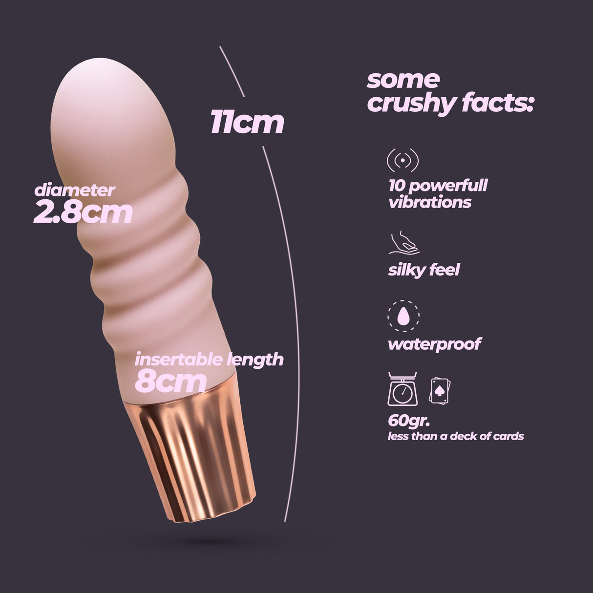 Minivibrator Mellow Bubbles Gold
