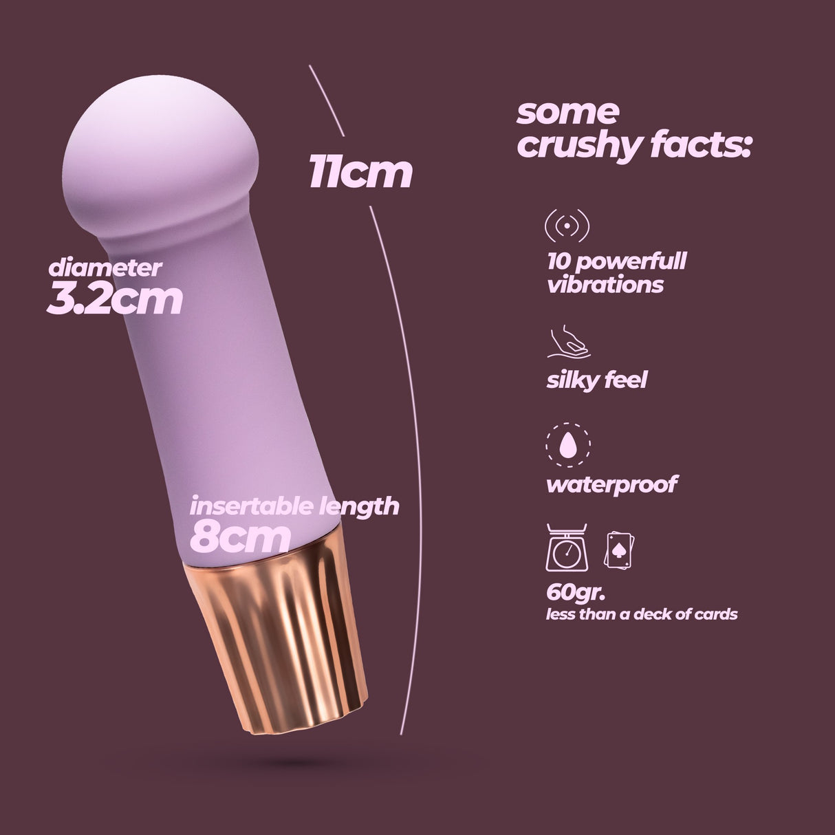 Minivibrator Mellow Puff Gold Modell 2