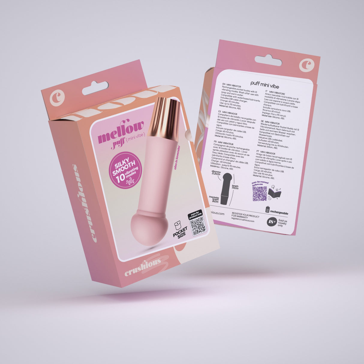 Minivibrator Mellow Puff Gold