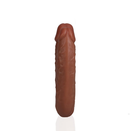 Doppeldildo U-Form Hellbraun 12,7 cm