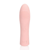 Fingervibrator aus Silikon Rosa