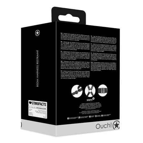Fesselset Harness Schwarz