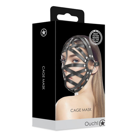 Käfigmaske Schwarz
