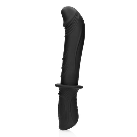 Sexmaschine für die Hand mit Vibration Schwarz