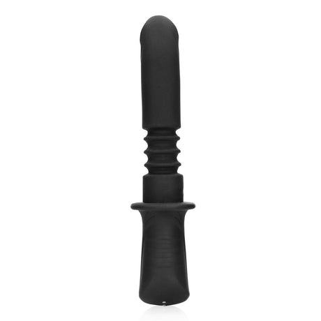 Sexmaschine für die Hand mit Vibration und Stoßfunktion Schwarz – Ansicht 6