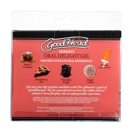 Intimgel Oral Delight Desserts 5er-Pack 29 ml