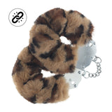 Plüsch-Handschellen robust Leopard