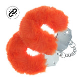 Plüsch-Handschellen robust Orange