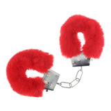 Plüsch-Handschellen Rot Modell 3