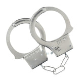 Metall-Handschellen Silber Modell 2