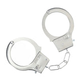 Metall-Handschellen Silber Modell 2
