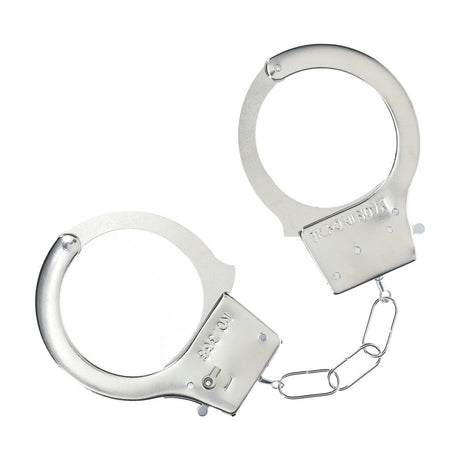 Metall-Handschellen Silber Modell 2