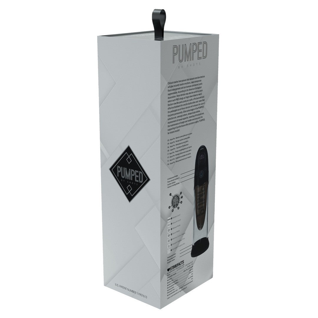 Penispumpe Aqua-Pro automatisch wasserdicht Schwarz