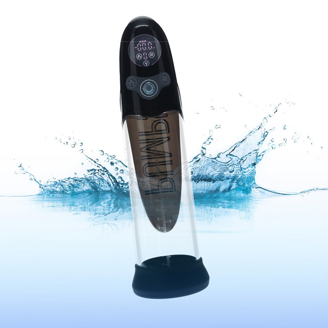 Penispumpe Aqua-Pro automatisch wasserdicht Schwarz