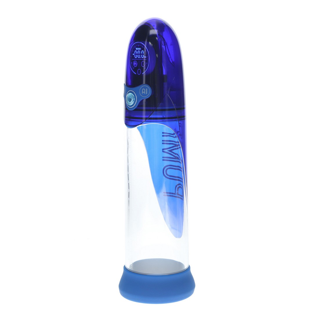 Penispumpe Aqua-Pro automatisch wasserdicht Blau