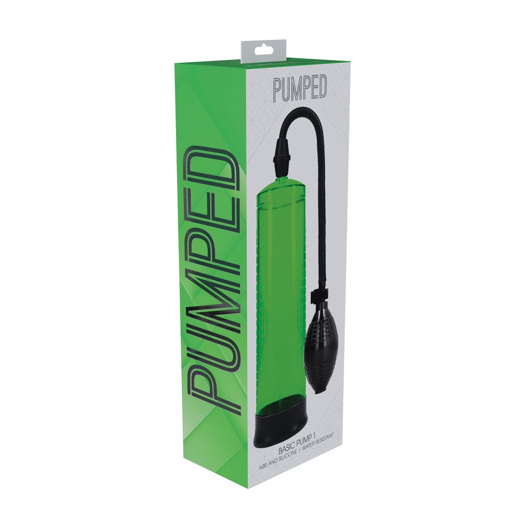Penispumpe Basic 1 wasserfest Grün 20 x Ø 6,5 cm