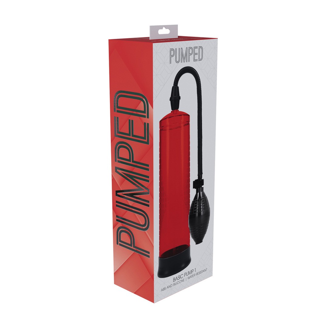 Penispumpe Basic 1 wasserfest Rot 20 x Ø 6,5 cm