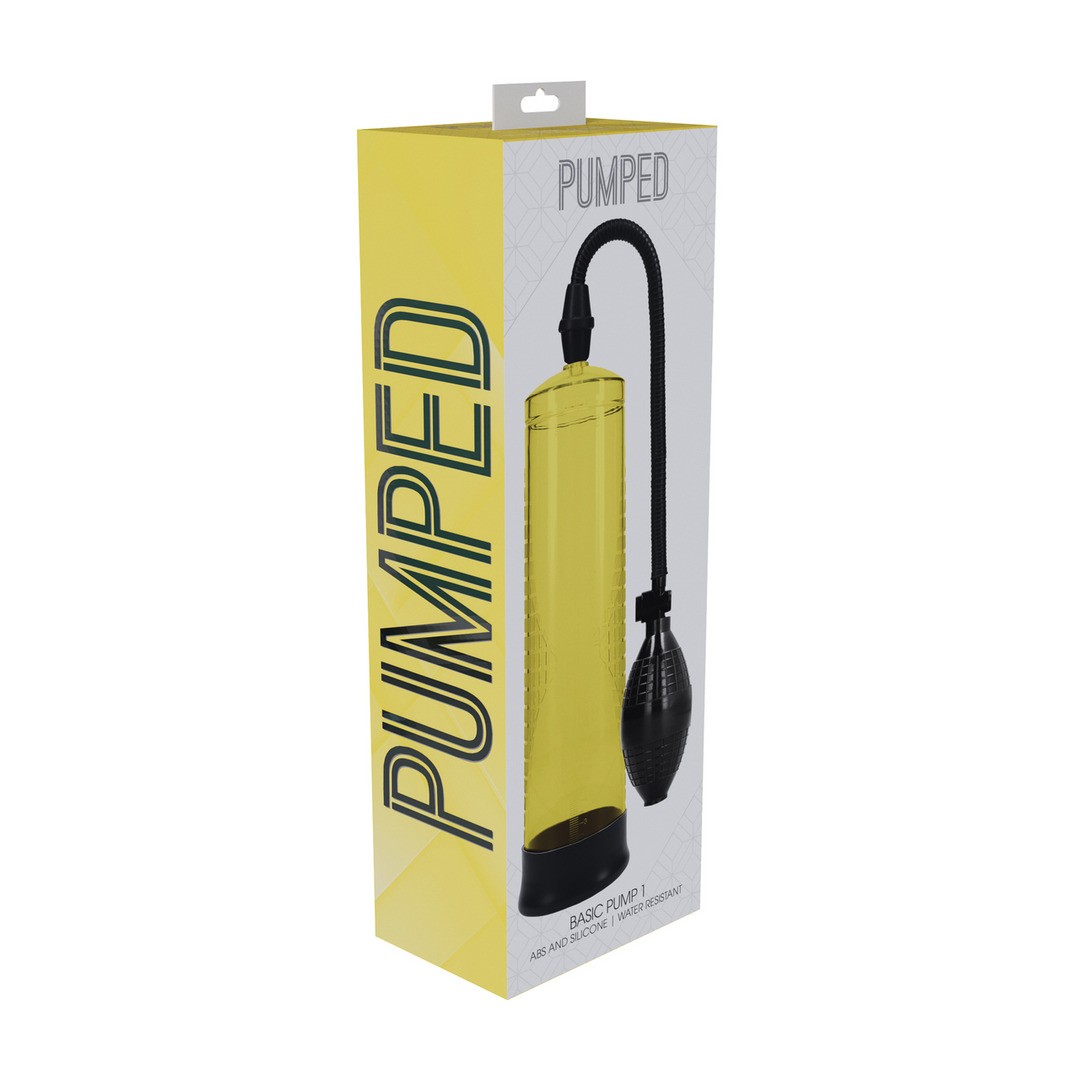 Penispumpe Basic 1 wasserfest Gelb 20 x Ø 6,5 cm