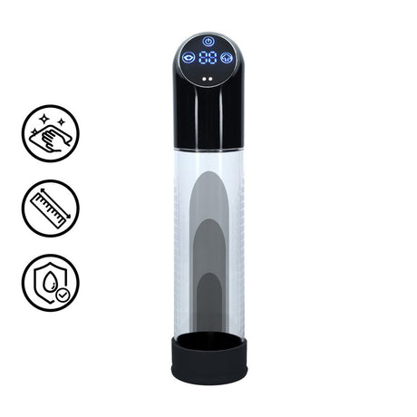 Penispumpe automatisch wasserdicht Schwarz