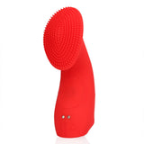 Fingervibrator mit Struktur Rot