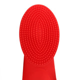 Fingervibrator mit Struktur Rot