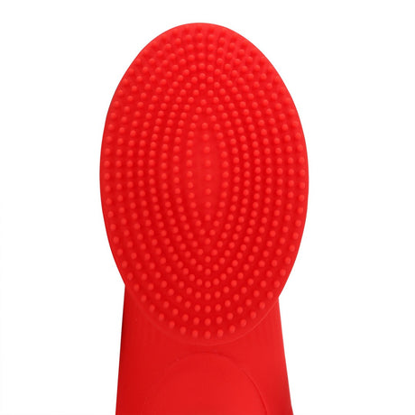 Fingervibrator mit Struktur Rot