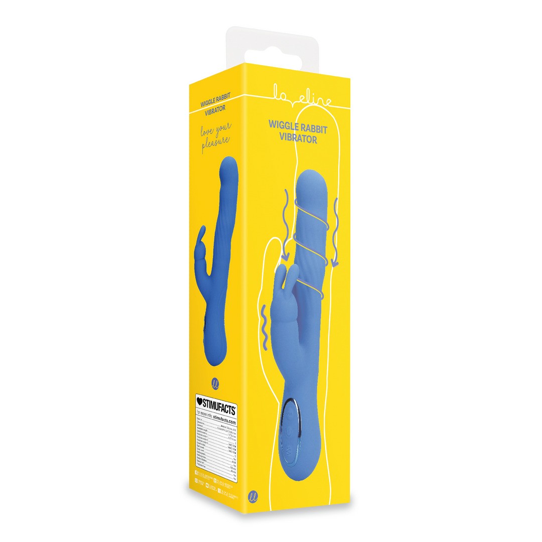 Rabbit-Vibrator Wiggle Blau