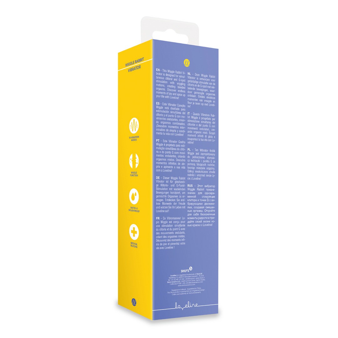 Rabbit-Vibrator Wiggle Blau