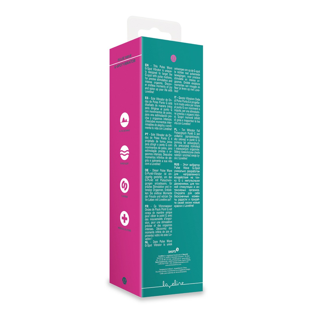 G-Punkt-Vibrator mit Pulswellen Grün