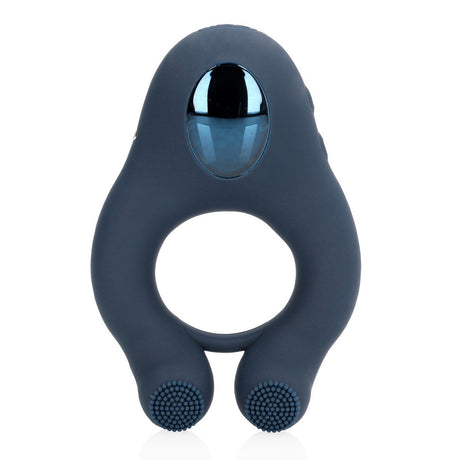 Vibrationsring mit Klitorisstimulation Blau