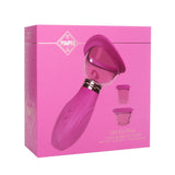 Vulva- und Brustpumpe Delightful mit Akku Rosa