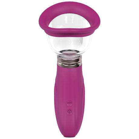 Vulva- und Brustpumpe Delightful mit Akku Rosa