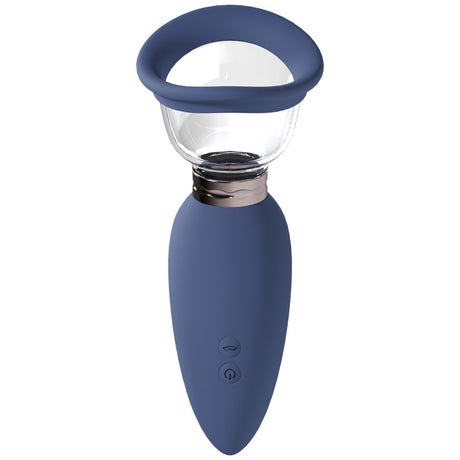 Vulva- und Brustpumpe Arousing mit Akku Blau