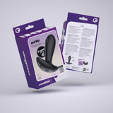 Analplug Octo mit Klopffunktion und Fernbedienung Schwarz