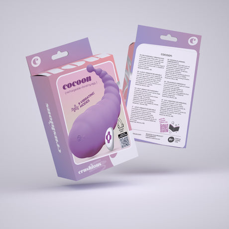 Vibro-Ei Cocoon mit Akku und Fernbedienung Lila