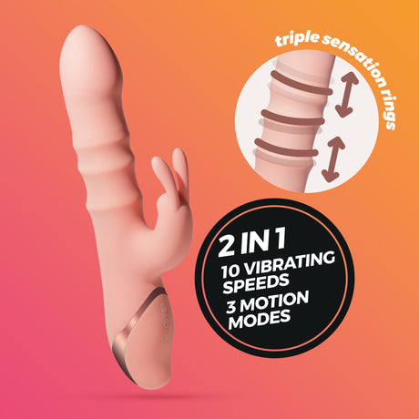 Rabbit-Vibrator Ringlord Rosa