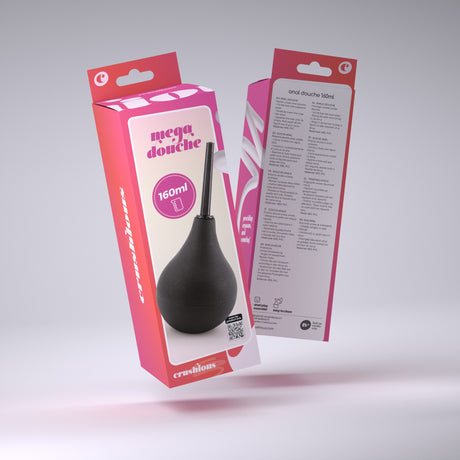 Analdusche Mega Douche Schwarz 160 ml