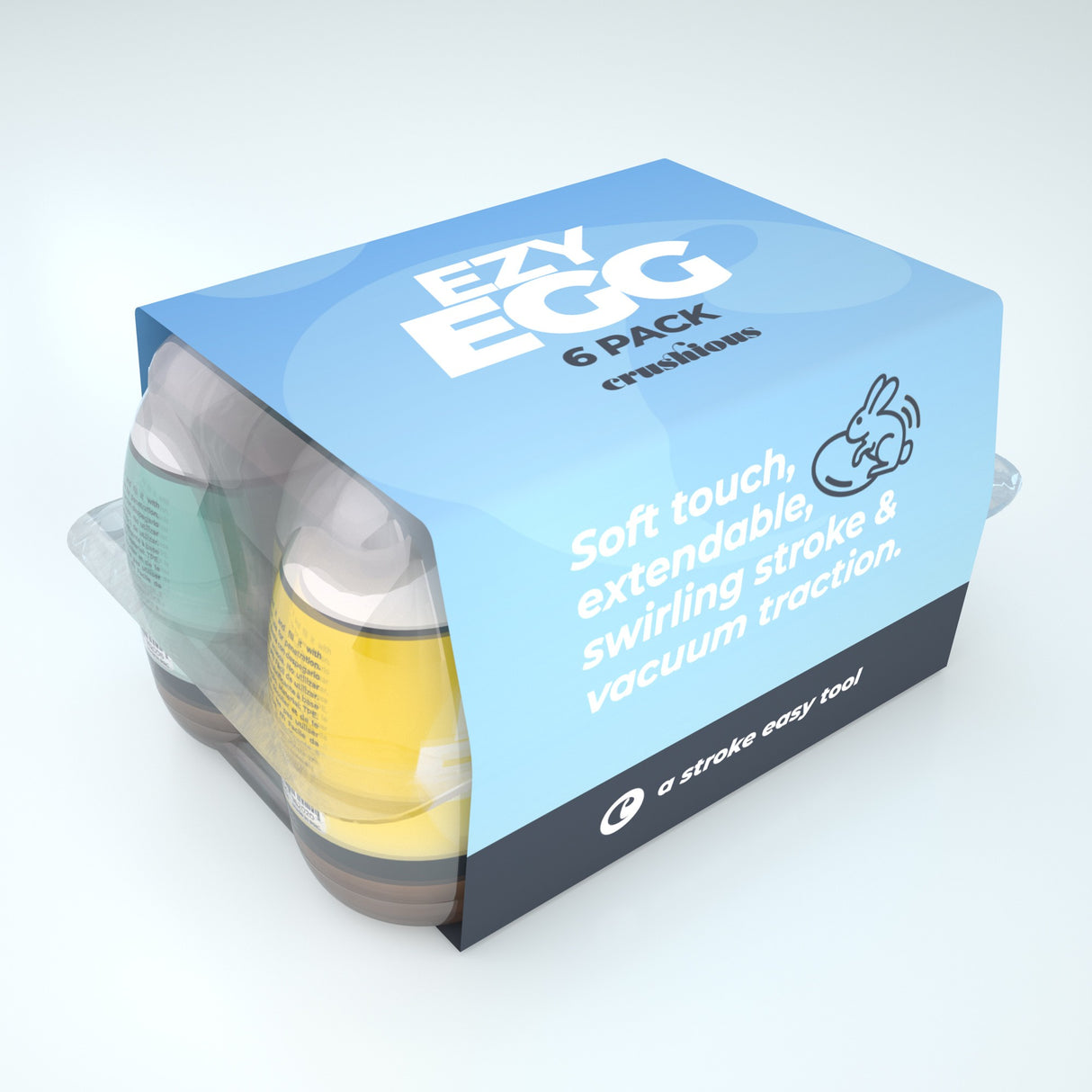 Masturbator-Eier Ezy Egg 6er-Pack