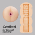 Masturbator Fappucino Hot Buns Anal Violett 16,5 cm