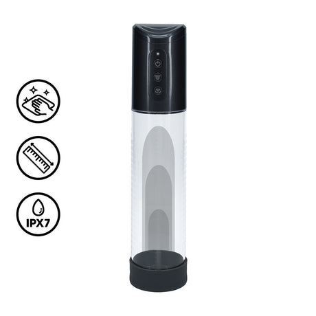 Penispumpe Hyperpump mit Akku Schwarz