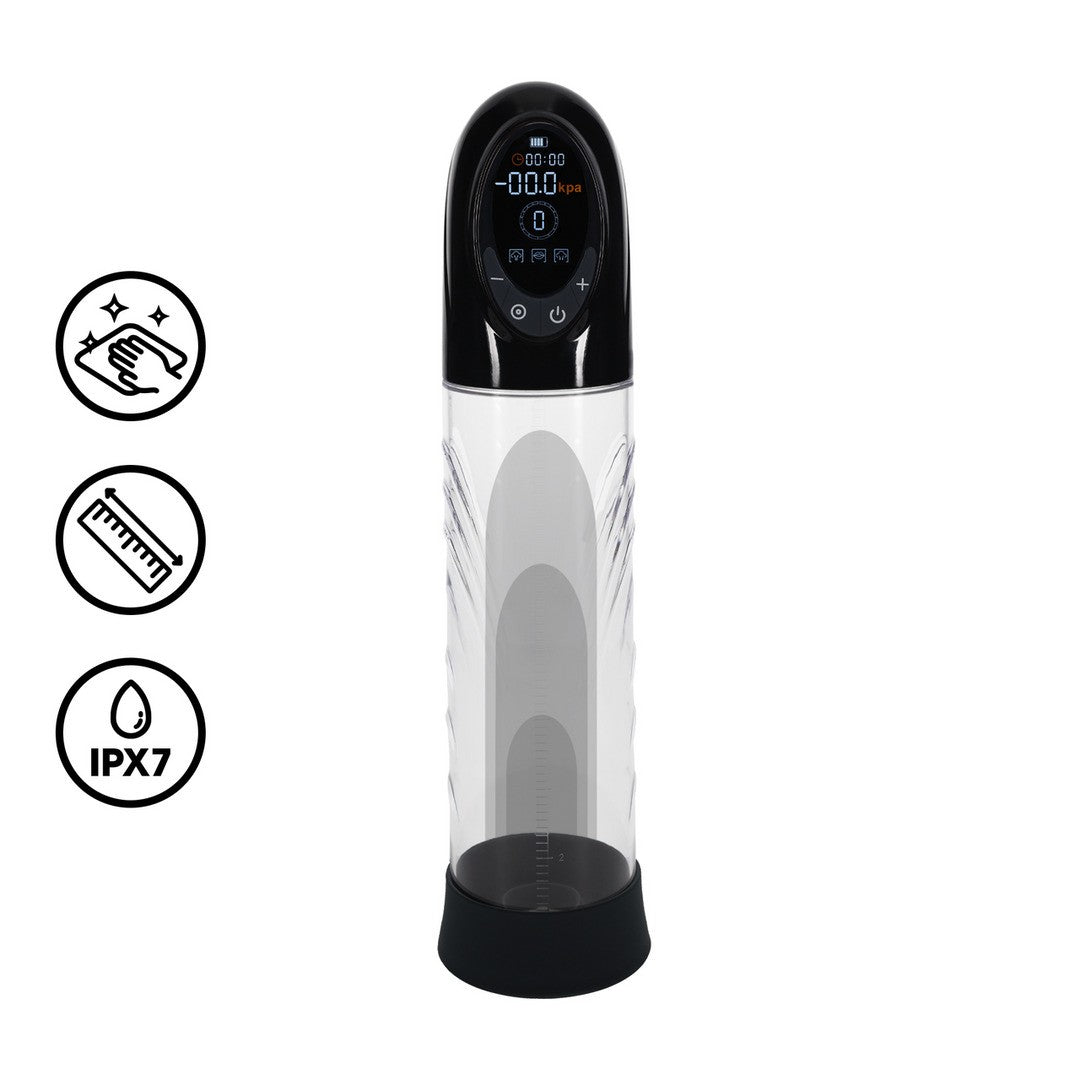 Penispumpe Cyberpulse automatisch wasserdicht Schwarz