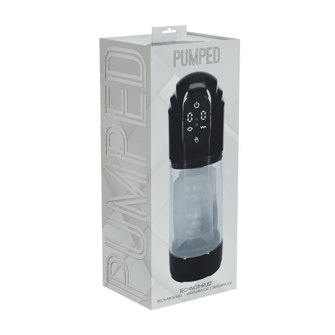 Masturbator-Pumpe Technothrust automatisch wasserdicht Schwarz