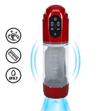 Masturbator-Pumpe Technothrust automatisch wasserdicht Rot