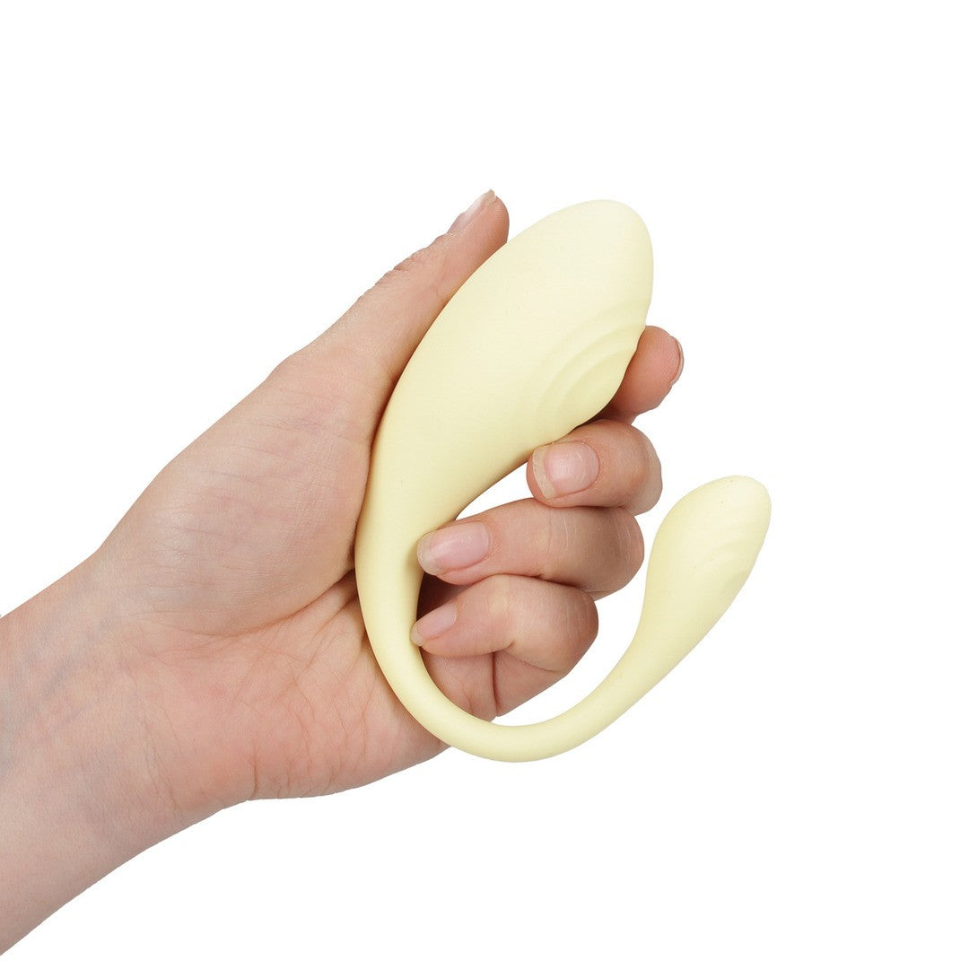 G-Punkt-Vibrator mit Fernbedienung Gelb