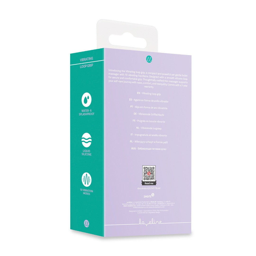 Vibrator mit Schlaufengriff Flieder