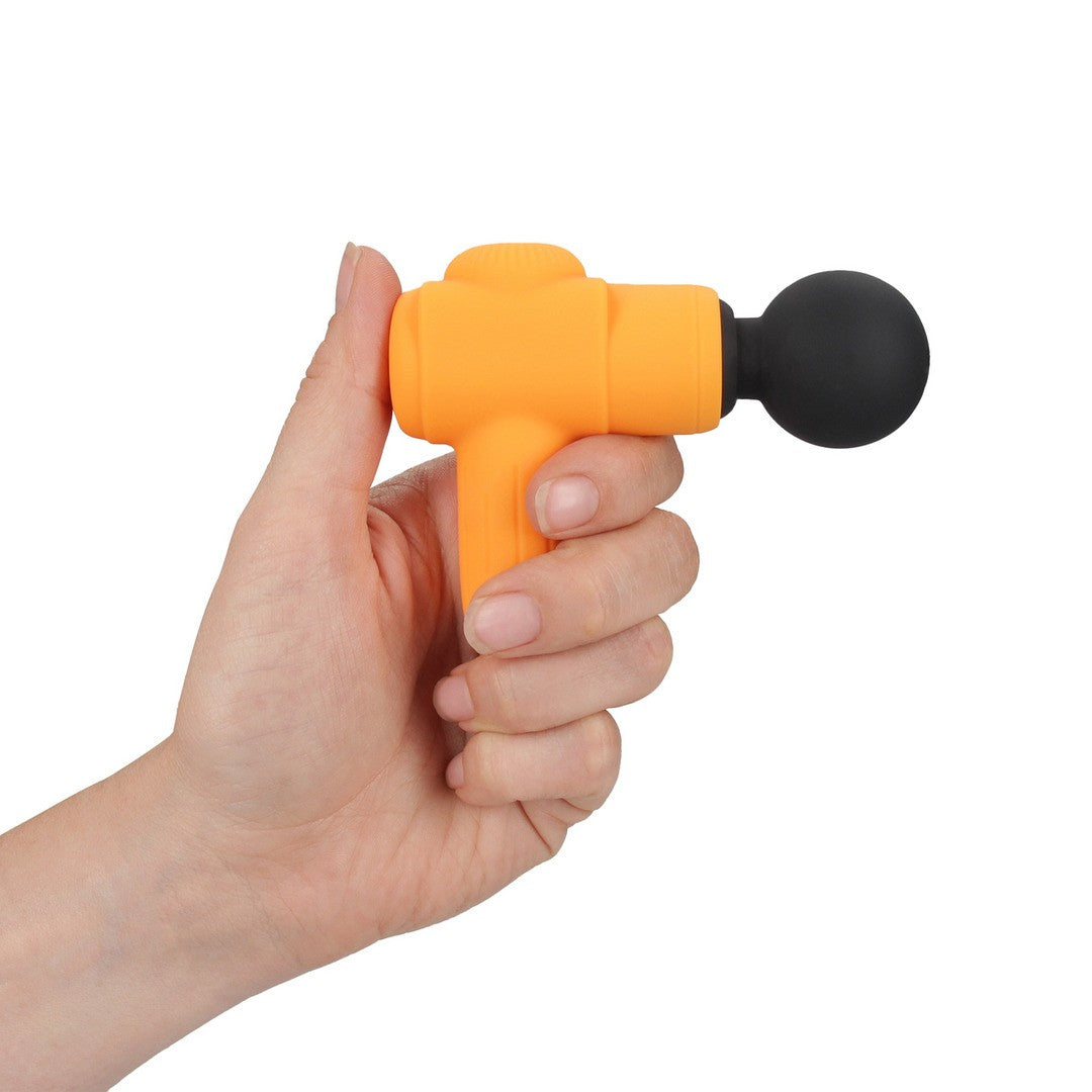Mini-Massagestab Microboost mit Akku Orange